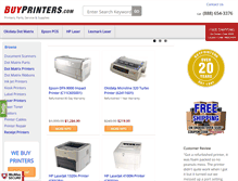 Tablet Screenshot of buyprinters.com